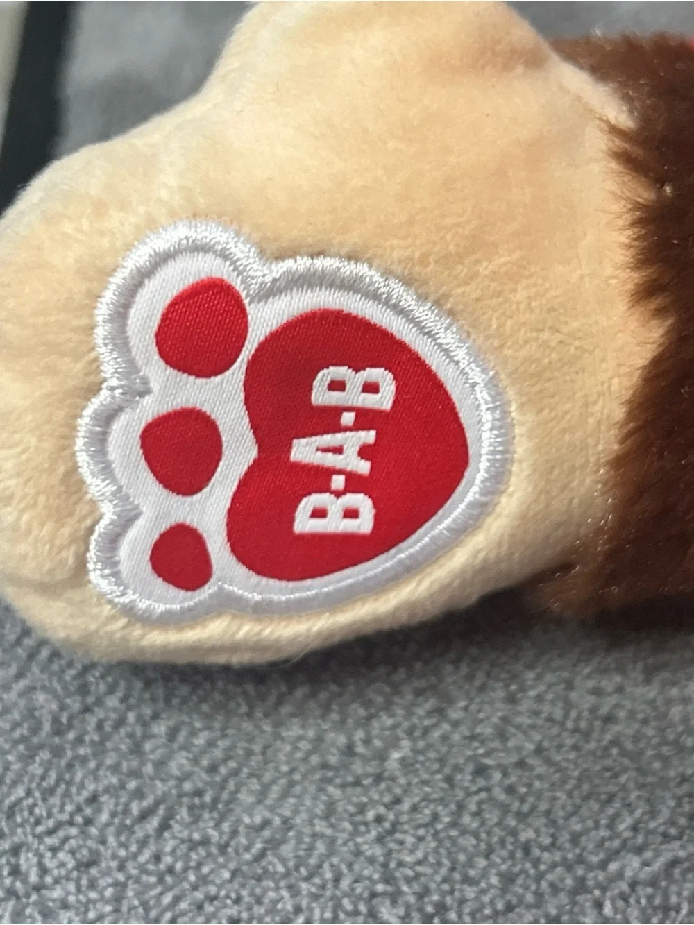 Build-A-Bear Brown Monkey Plush with Red 'I Love You' Shirt